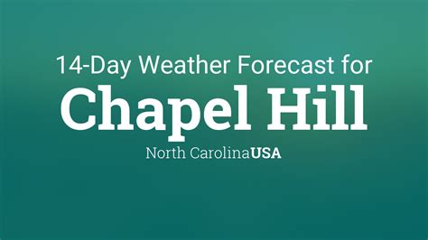 Forecast chapel hill nc - Want a minute-by-minute forecast for Chapel-Hill, NC? MSN Weather tracks it all, from precipitation predictions to severe weather warnings, air quality updates, and even wildfire alerts. 